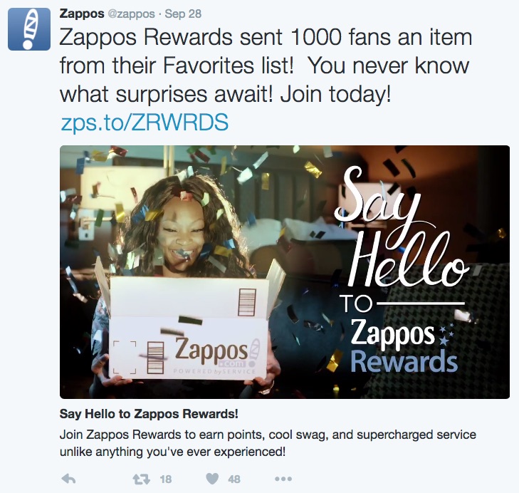 zappos_video_on_twitter