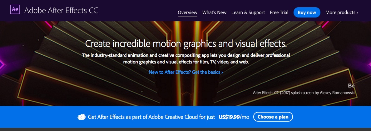 after effects trial download
